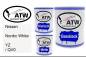 Preview: Nissan, Nordic White, YZ / QV0: 1L Lackdose + 1L Klarlack + 500ml Härter - Set, von ATW Autoteile West.
